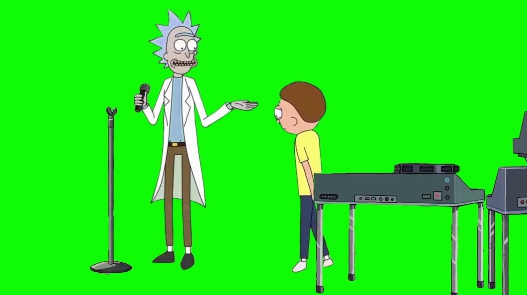 Rick & Morty - Give Me a Beat Morty (Green Screen)